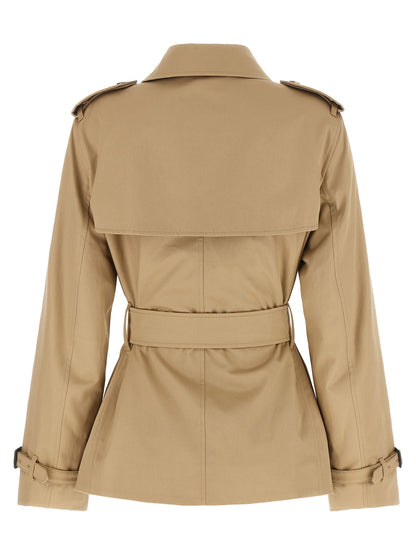 Burberry Lakefield Trench Coat Beige