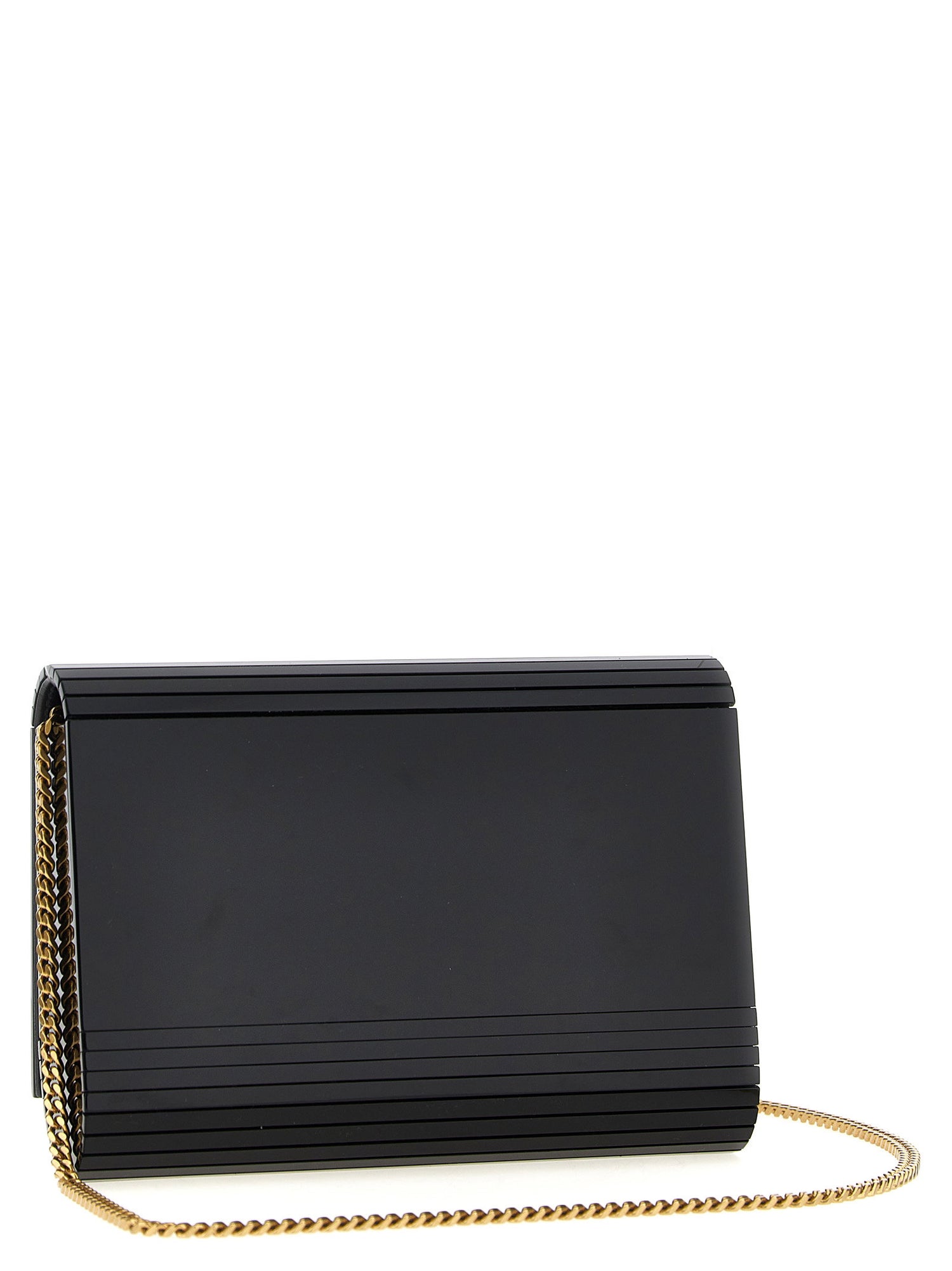 Saint Laurent Minaudière Vicky Crossbody Bag Black