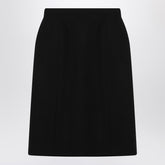 Balenciaga Hourglass Midi Skirt Black black