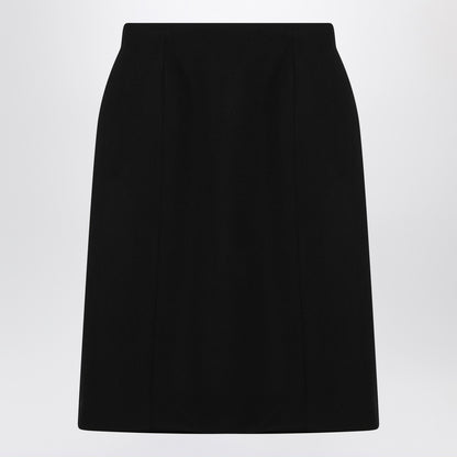 Balenciaga Hourglass Midi Skirt Black black