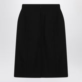 Balenciaga Hourglass Midi Skirt Black black