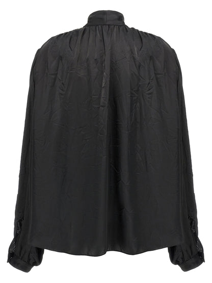 Balenciaga Double Sleeve Shirt Black