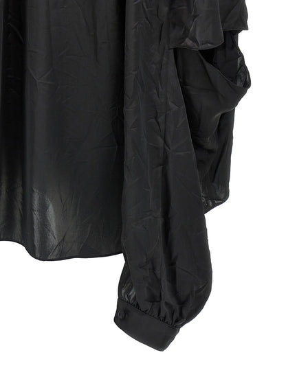 Balenciaga Double Sleeve Shirt Black