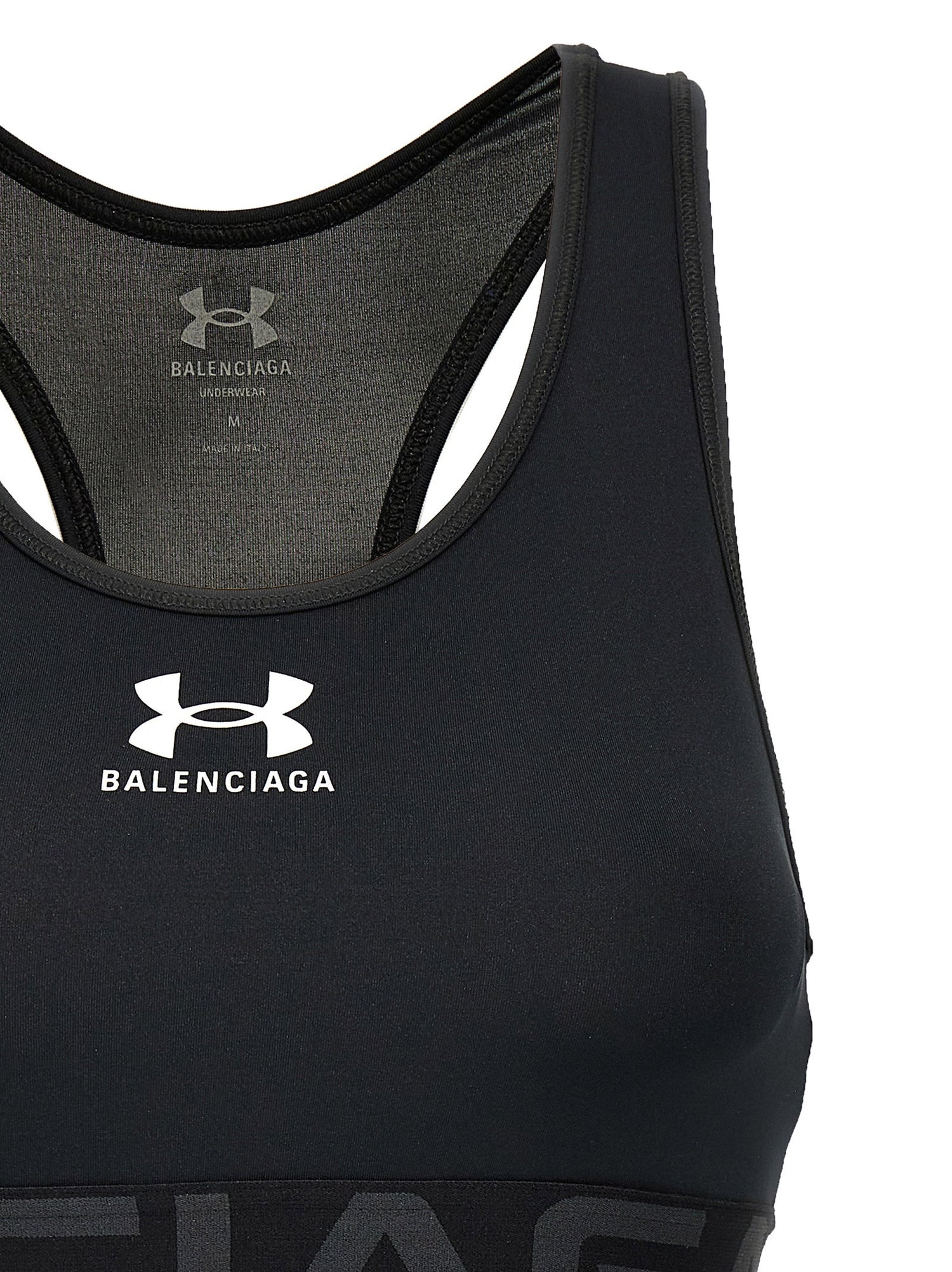 Balenciaga Sports Top X Under Armour® Black