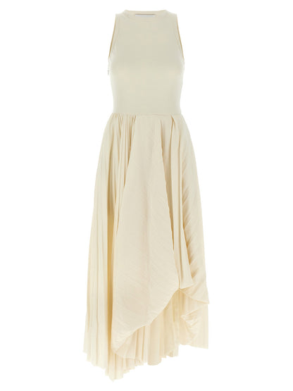 Alexander McQueen Asymmetrical Dress White