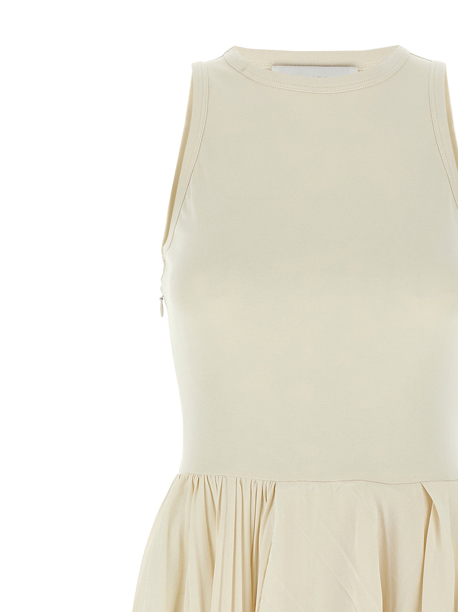 Alexander McQueen Asymmetrical Dress White