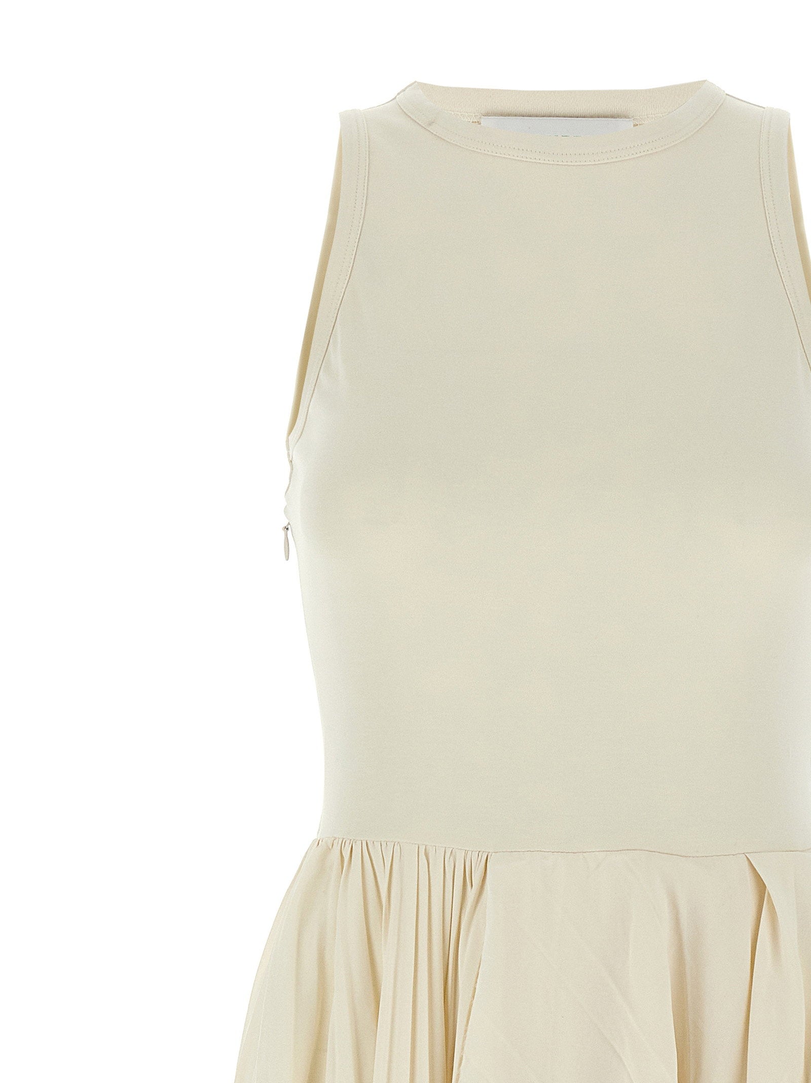 Alexander McQueen Asymmetrical Dress White