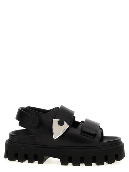 Alexander McQueen Parachute Sandals Black