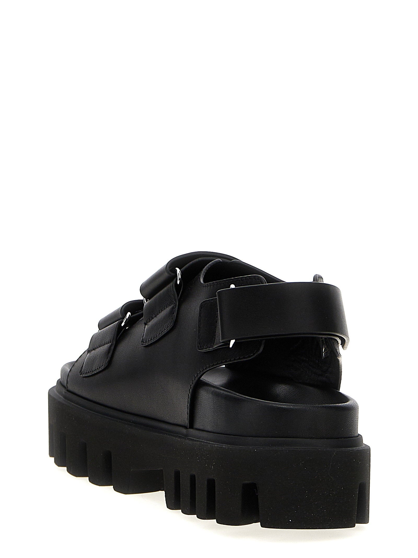 Alexander McQueen Parachute Sandals Black