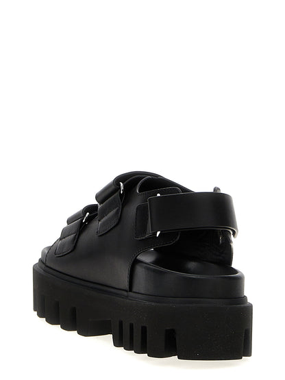 Alexander McQueen Parachute Sandals Black
