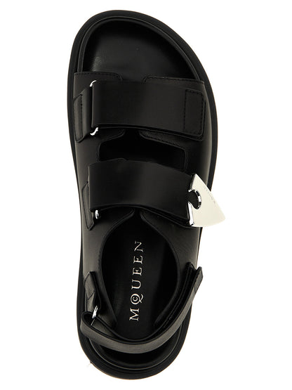 Alexander McQueen Parachute Sandals Black