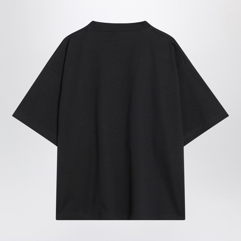 Balenciaga Faded Nano BB Medium Fit T-shirt Black 