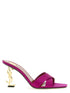 Saint Laurent Opyum Mules Fuchsia