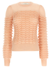 Zimmermann Hypnotic Scallop Sweater Pink