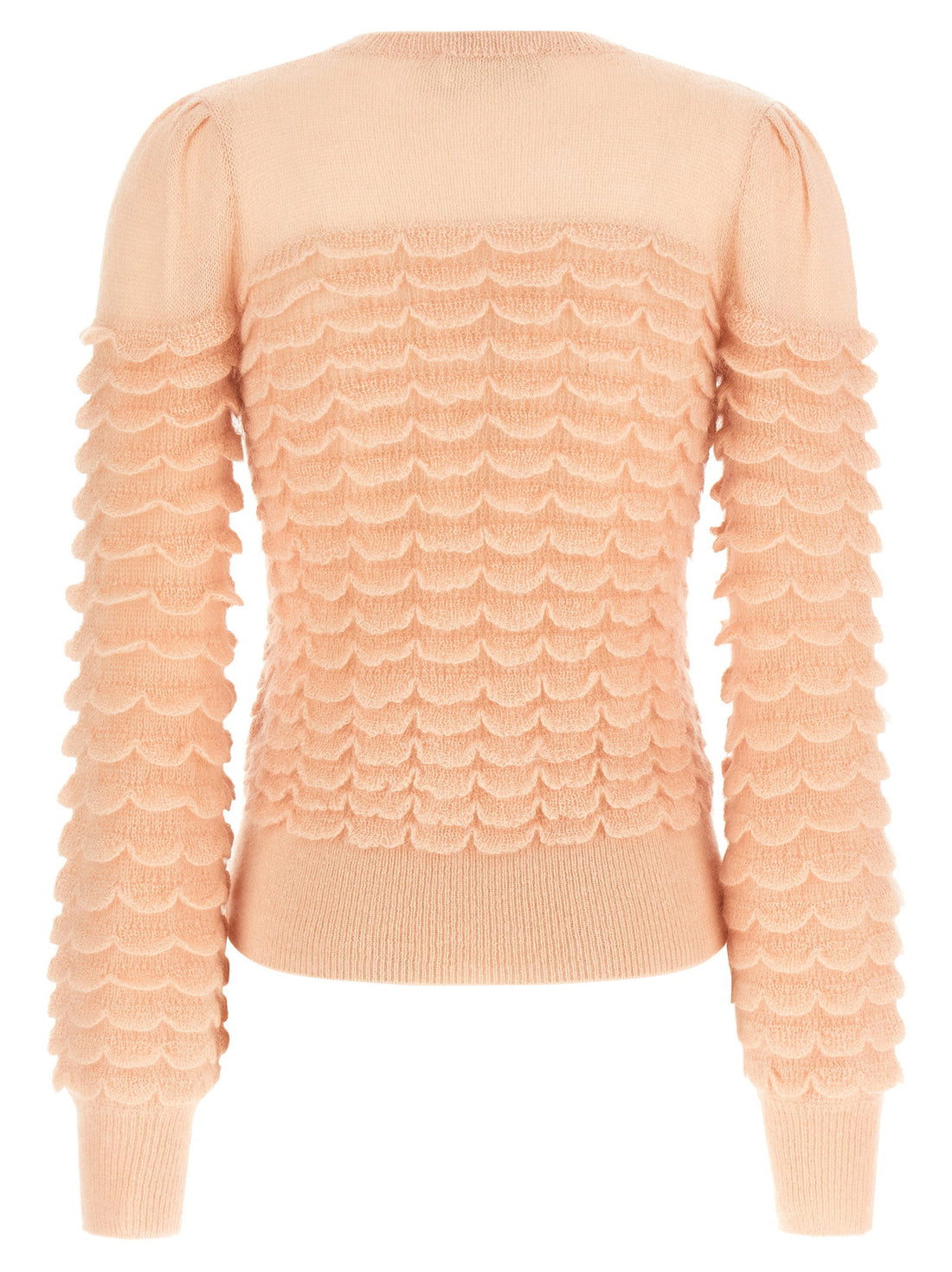 Zimmermann Hypnotic Scallop Sweater Pink