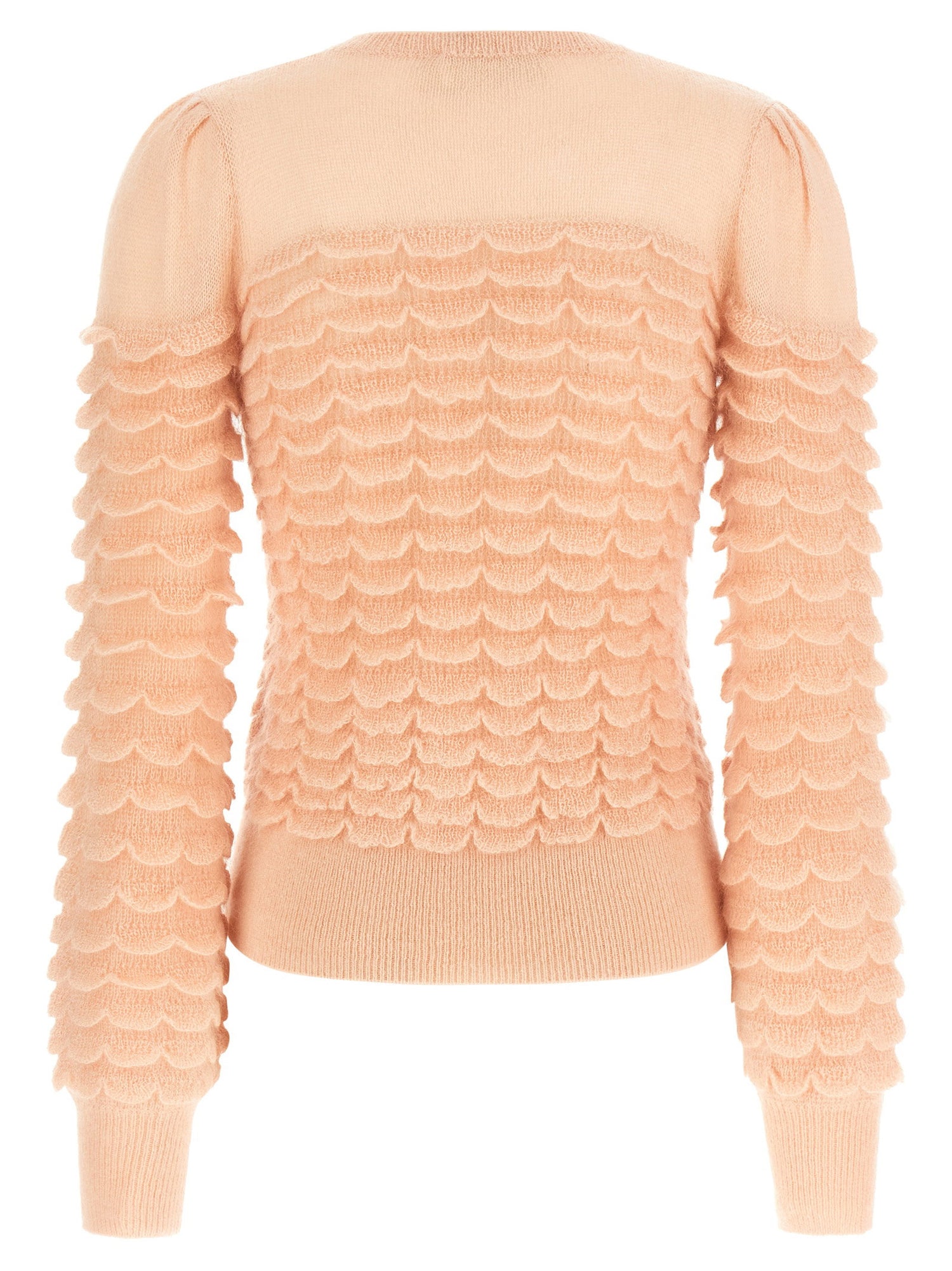 Zimmermann Hypnotic Scallop Sweater Pink