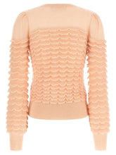 Zimmermann Hypnotic Scallop Sweater Pink