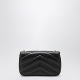 Saint Laurent LouLou Mini Quilted Leather Shoulder Bag Black