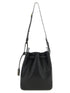 Saint Laurent Large Leather Bucket Bag Green