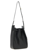 Saint Laurent Large Leather Bucket Bag Green