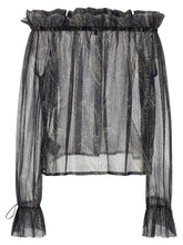 Saint Laurent Lurex Blouse Multicolor