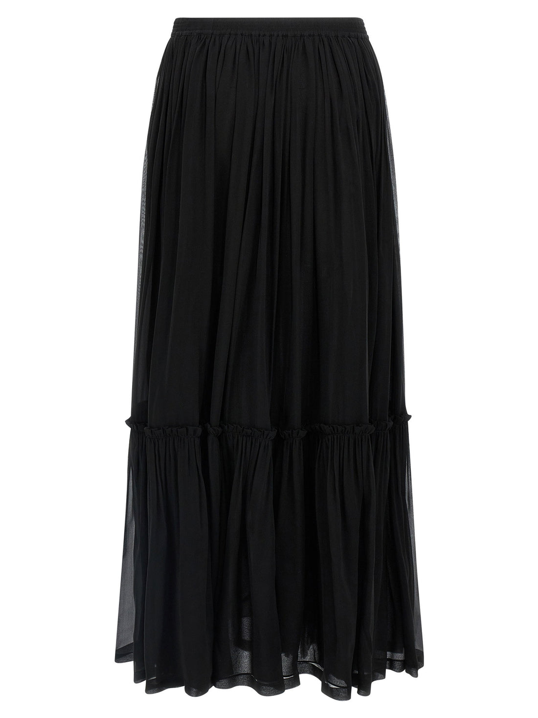 Saint Laurent Long Skirt Black
