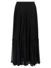 Saint Laurent Long Skirt Black