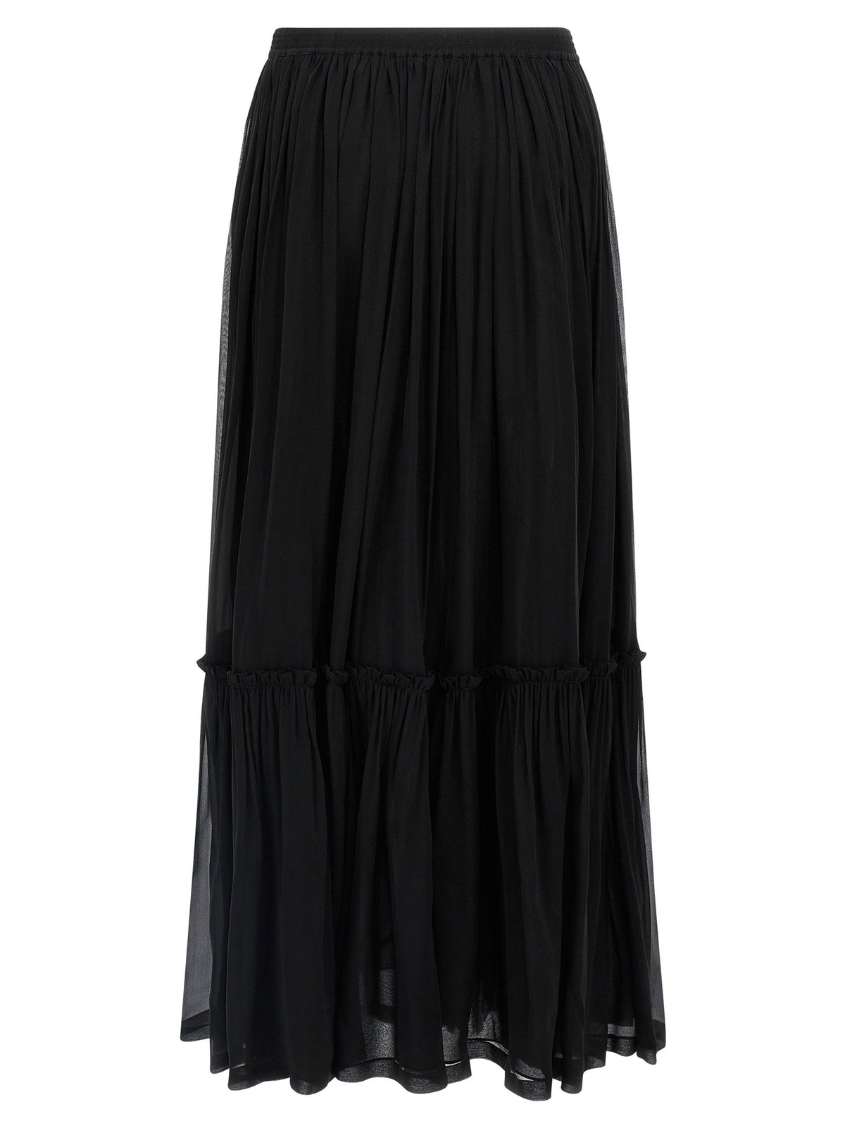 Saint Laurent Long Skirt Black