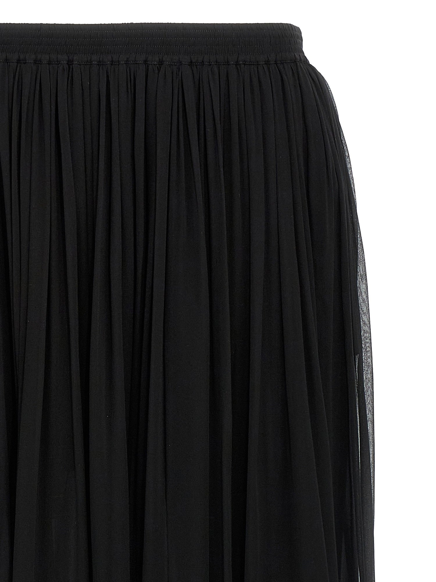 Saint Laurent Long Skirt Black