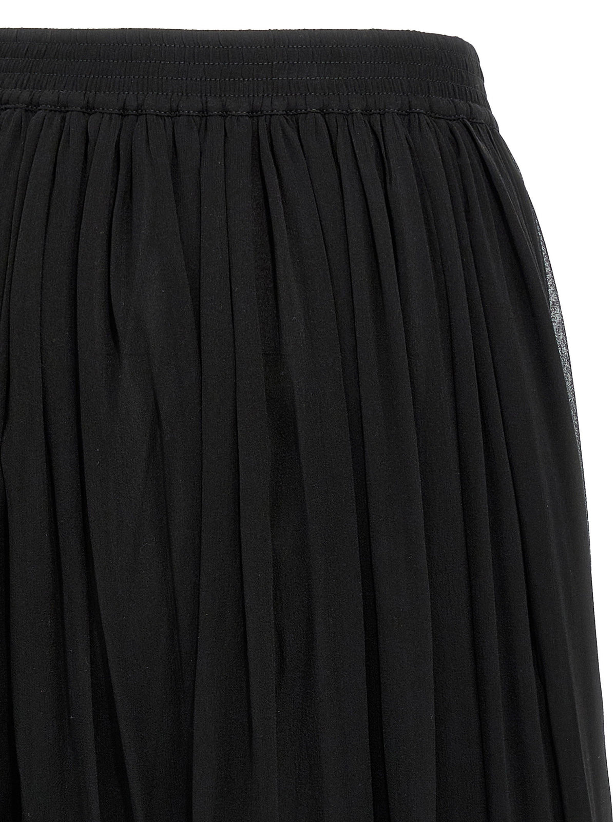 Saint Laurent Long Skirt Black