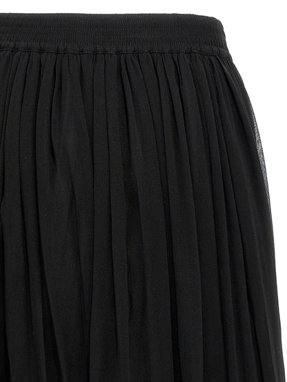 Saint Laurent Long Skirt Black