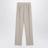 Saint Laurent Beige Wool-Blend Tailored Trousers beige