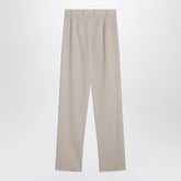 Saint Laurent Beige Wool-Blend Tailored Trousers beige