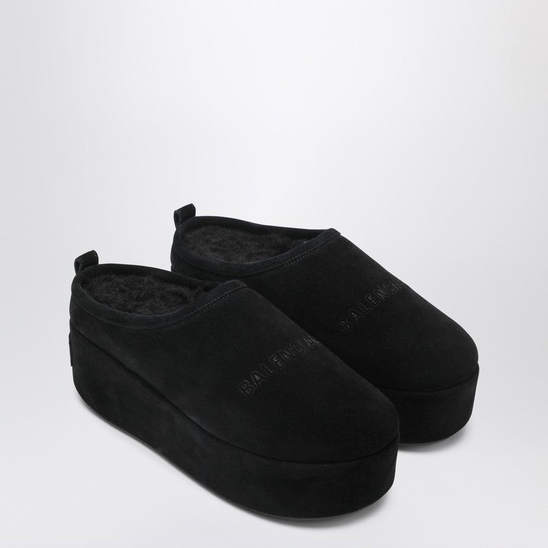 Balenciaga Alaska Soft platform clogs Black 