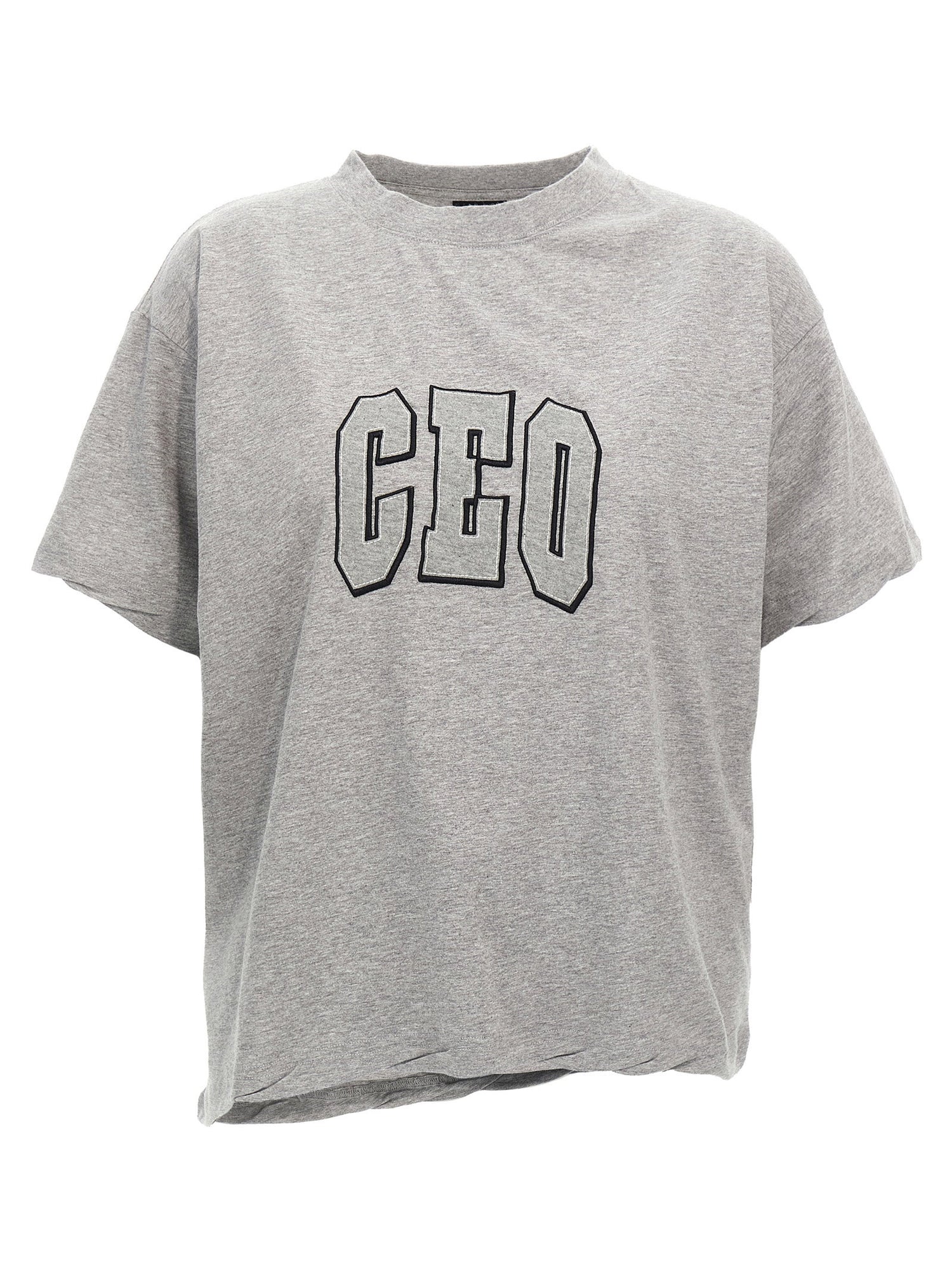 Balenciaga Ceo Team Logo T-shirt Gray