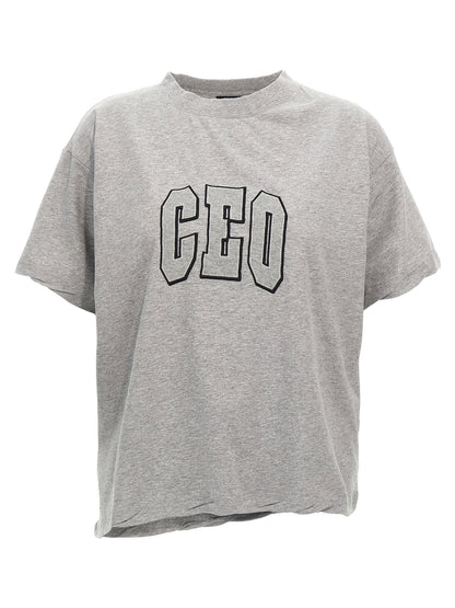 Balenciaga Ceo Team Logo T-shirt Gray