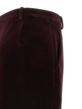 Saint Laurent Velvet Skirt Bordeaux