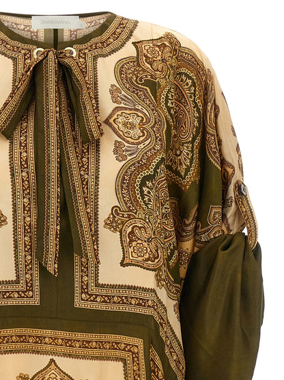 Zimmermann Mahon Dress Green