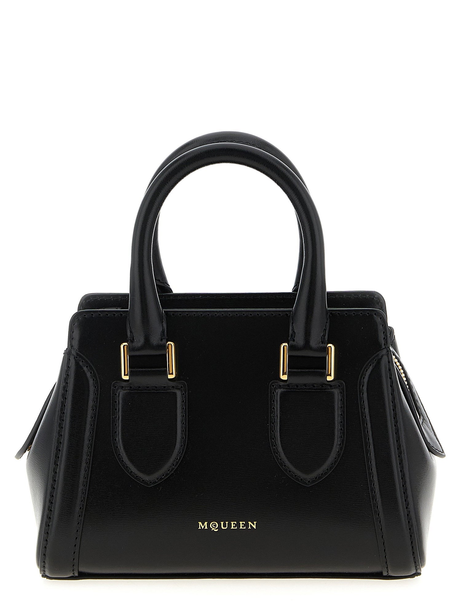 Alexander McQueen Birdee Mini Handbag Black  