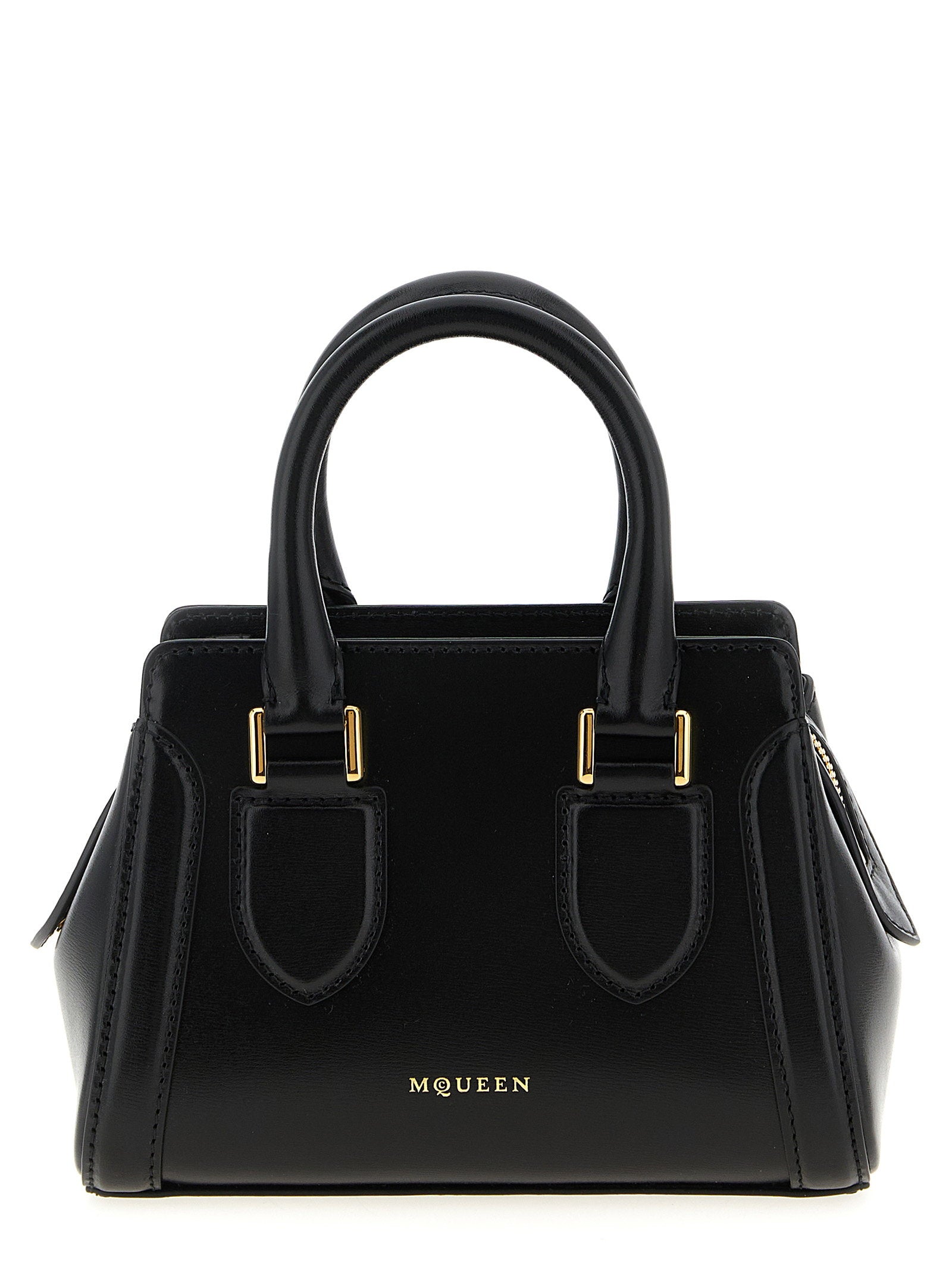 Alexander McQueen Birdee Mini Handbag Black  