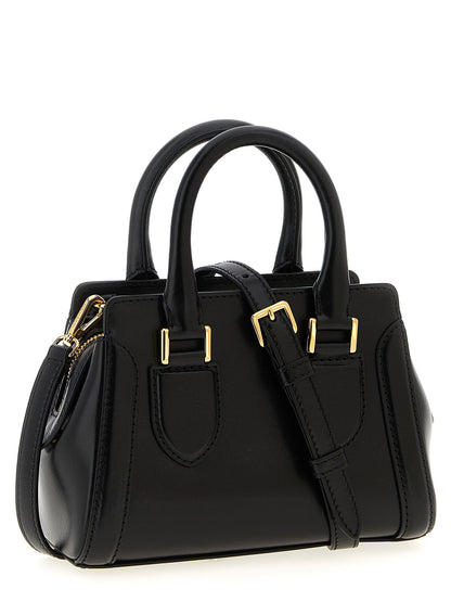 Alexander McQueen Birdee Mini Handbag Black  