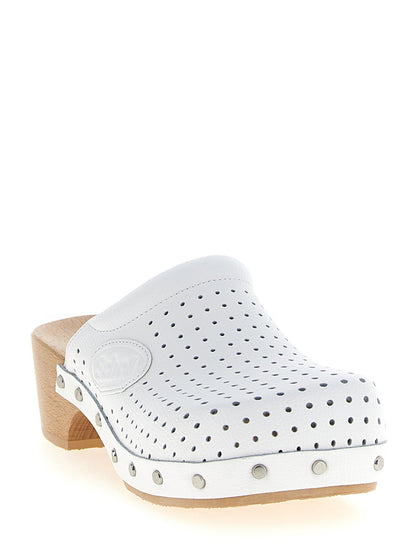 Balenciaga Clog X Scholl Sabots White