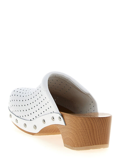 Balenciaga Clog X Scholl Sabots White
