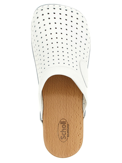 Balenciaga Clog X Scholl Sabots White
