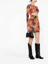 Dsquared2 Cut-Out Mini Multicolour Dress MultiColour