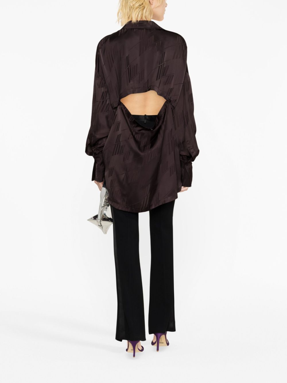 Diana cut-out asymmetric Shirts