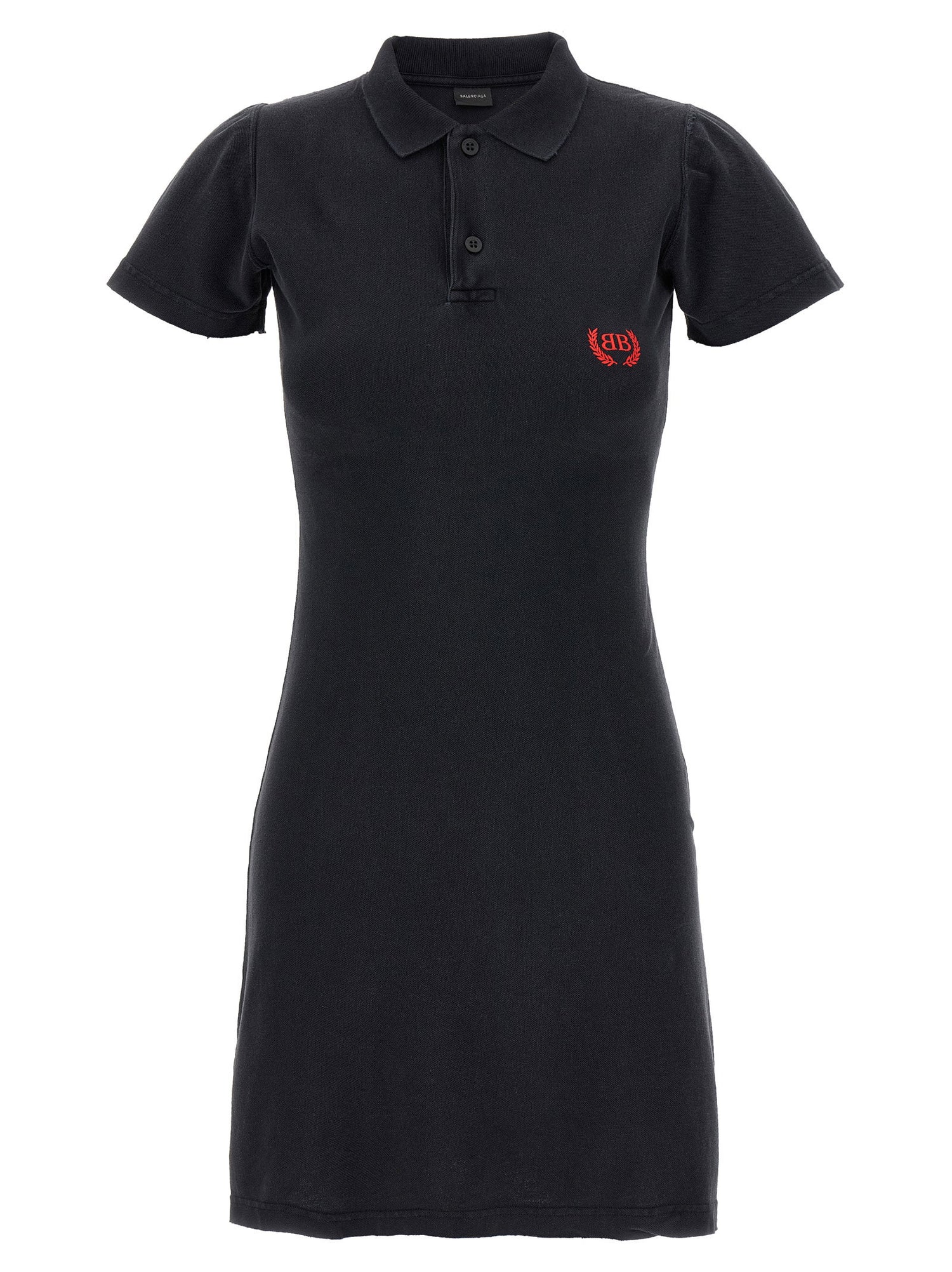 Balenciaga Laurel Classic Polo Dress Black