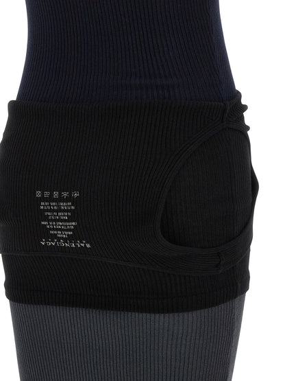 Balenciaga Upside Down Dress Black