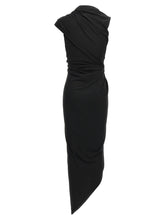 Balenciaga Draped Dress Black