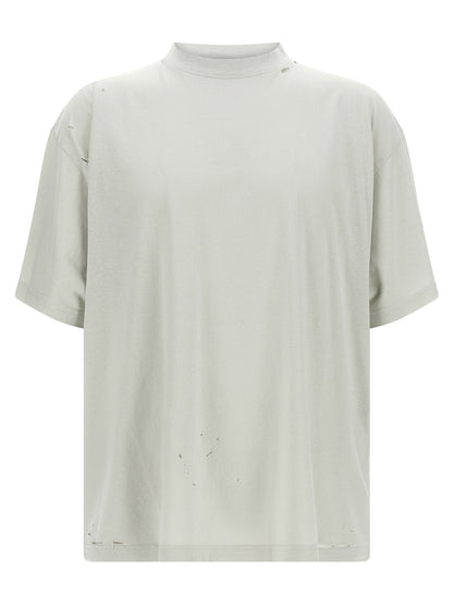 Balenciaga Blackletter Script T-shirt Beige
